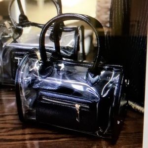 Game Day Clear Black Purse